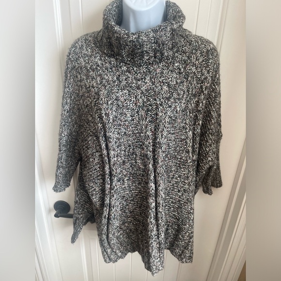 Matilda Jane MultiColor Evening Stroll Turtle Neck Sweater Dolman Sleeve, S - Picture 3 of 8